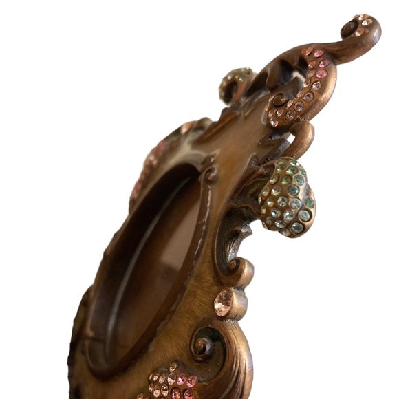 Jay Strongwater Swarovski Crystal Round Picture Frame - Picture 6 of 14